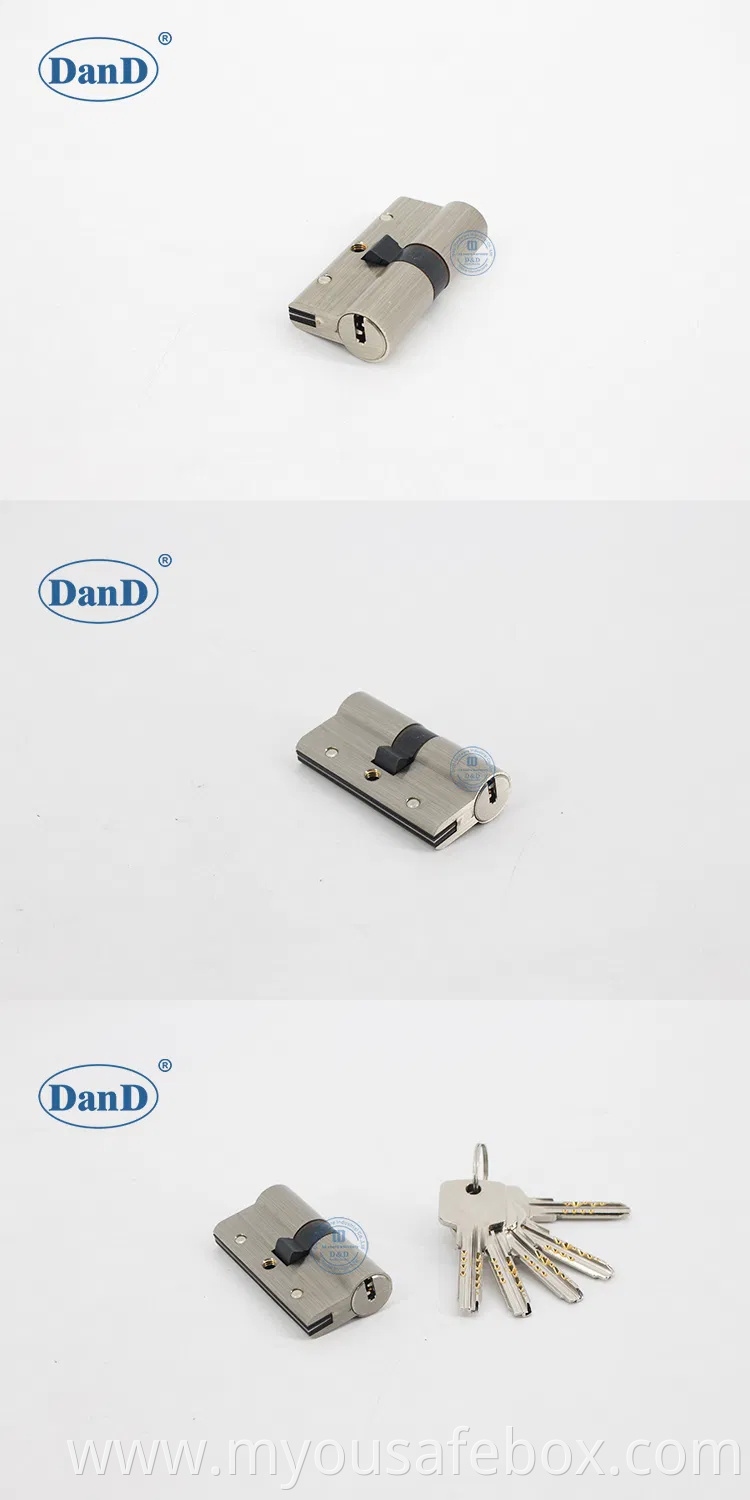 Euro Profile En1303 Safe High Security Fire Mechanical Key Factory Hotel Mortise Double Handle Door Brass ANSI Lockset CE European Guangdong Cylinder Lock